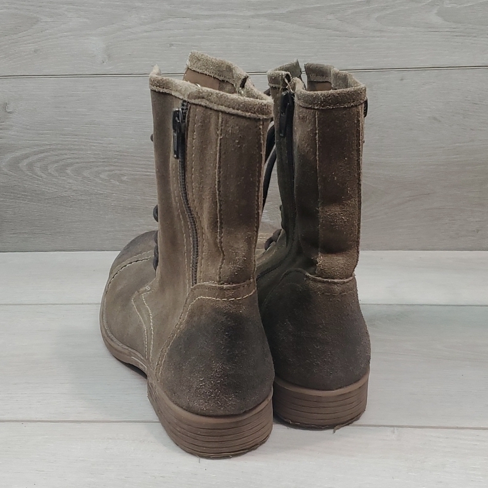 ROAN by Bed StuWomens Burnished High Top Lace Up Military Moto Boots shoes sz 10 - Picture 6 of 13